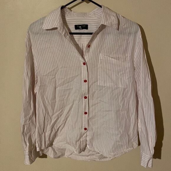 Juicy couture black label button down striped shirt - Picture 1 of 6